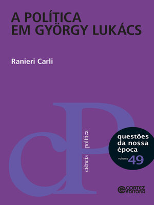 cover image of A política em György Lukács